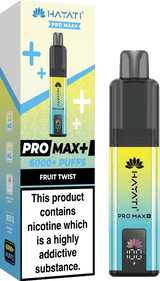 Hayati Pro Max+ 6000 Vape Kit - Box of 5 - Fruit Twist