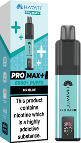 Hayati Pro Max+ 6000 Vape Kit - Box of 5 - Mr Blue