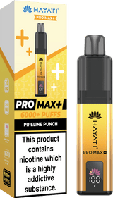 Hayati Pro Max+ 6000 Vape Kit - Box of 5 - Pipeline Punch