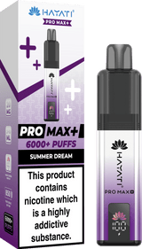 Hayati Pro Max+ 6000 Vape Kit - Box of 5 - Summer Dream