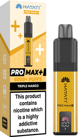 Hayati Pro Max+ 6000 Vape Kit - Box of 5 - Triple Mango