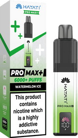 Hayati Pro Max+ 6000 Vape Kit - Box of 5 - Watermelon Ice