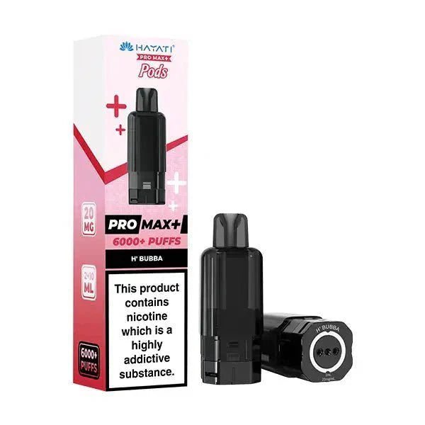 Hayati Pro Max Plus 6000 Pre - filled Pods - Box of 5 - Hubba Bubba
