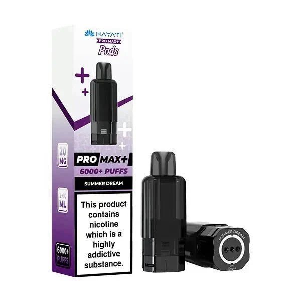Hayati Pro Max Plus 6000 Pre - filled Pods - Box of 5 - Summer Dream