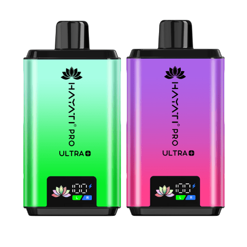 Hayati Pro Ultra Plus 25k Puffs Prefilled Vape Kit Box of 5 - Blackcurrant Cotton Candy / Blue Raspberry