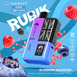 Hayati Rubik 7000 Puffs Prefilled Pod Vape Kit - Pack of 5 - Blueberry Raspberry