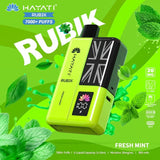 Hayati Rubik 7000 Puffs Prefilled Pod Vape Kit - Pack of 5 - Fresh Mint