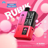 Hayati Rubik 7000 Puffs Prefilled Pod Vape Kit - Pack of 5 - H'Bubba