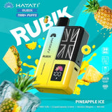 Hayati Rubik 7000 Puffs Prefilled Pod Vape Kit - Pack of 5 - Pineapple Ice