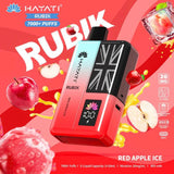 Hayati Rubik 7000 Puffs Prefilled Pod Vape Kit - Pack of 5 - Red Apple Ice