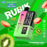 Hayati Rubik 7000 Puffs Prefilled Pod Vape Kit - Pack of 5 - Strawberry Kiwi