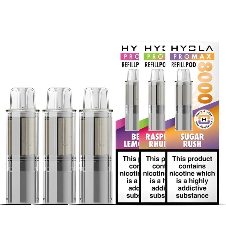 Hyola Pro Max 8000 Replacement Pods Pack of 5 - Banana Ice
