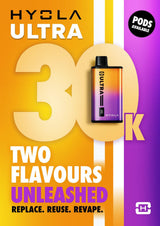 Hyola Ultra 30k Prefilled Pod Vape Kit Pack of 5 - Yellow Edition