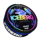 Iceberg Snus 16gr 50mg Pouches - Pack of 10 - Grape Gum