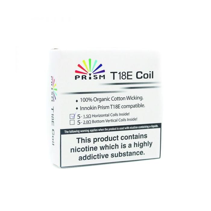 Innokin T18E Coils - Pack of 5 - 2.0 ohm