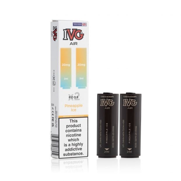 IVG Air Replacement Pods - Pack of 10 - Pineapple Ice
