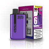 IVG SAVR 3000 Disposable Vape Box of 5 - Blue Sour Raspberry