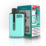 IVG SAVR 3000 Disposable Vape Box of 5 - Fresh Menthol Mojito