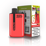 IVG SAVR 3000 Disposable Vape Box of 5 - Strawberry Kiwi