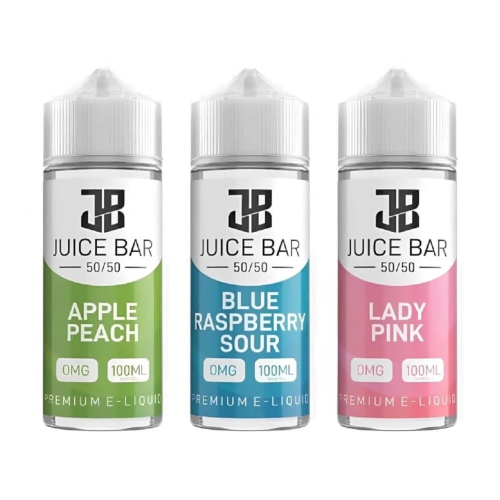 Juice Bar 100ml E liquid Shortfill - Apple Peach