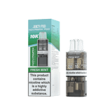 Juicy Pod Novamax 10k Replacement Pods - 10 pack - Fresh Mint