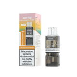 Juicy Pod Novamax 10k Replacement Pods - 10 pack - Orange Raspberry