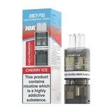 Juicy Pod Novamax 10K Replacement Pods Pack of 10 - Cherry Ice