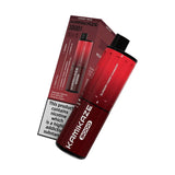 Kamikaze 3000 Puffs 5 in 1 Twist Prefilled Vape Box of 5 - Cherry Pack ( 5 in 1 Edition )