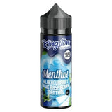 Kingston 50/50 Menthol 100ML Shortfill - Blackcurrant Blue Raspberry Menthol