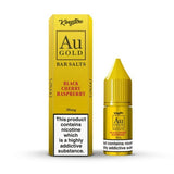 Kingston Au Gold Bar Salts 10ml E - liquids - Box of 10 - Black Cherry Raspberry
