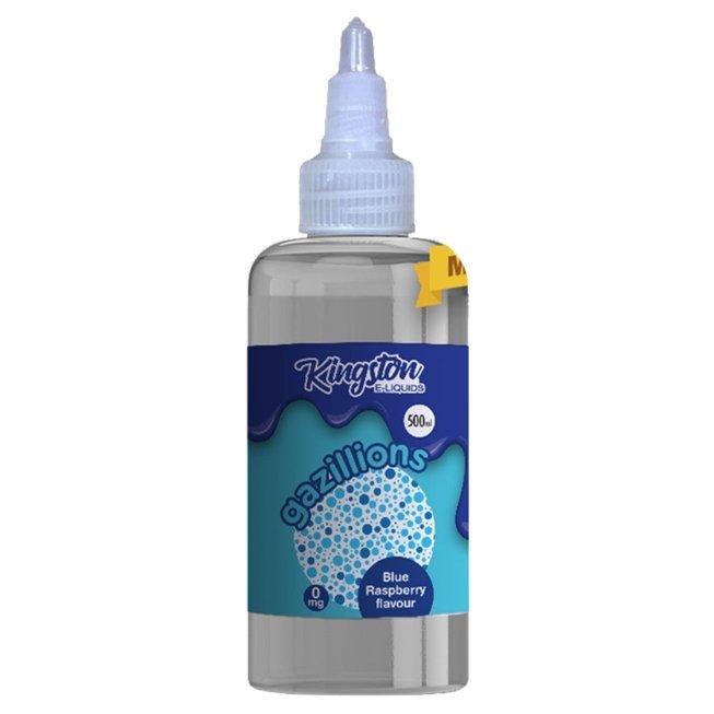 Kingston E - liquids Gazllions 500ml Shortfill - Blue Rasberry