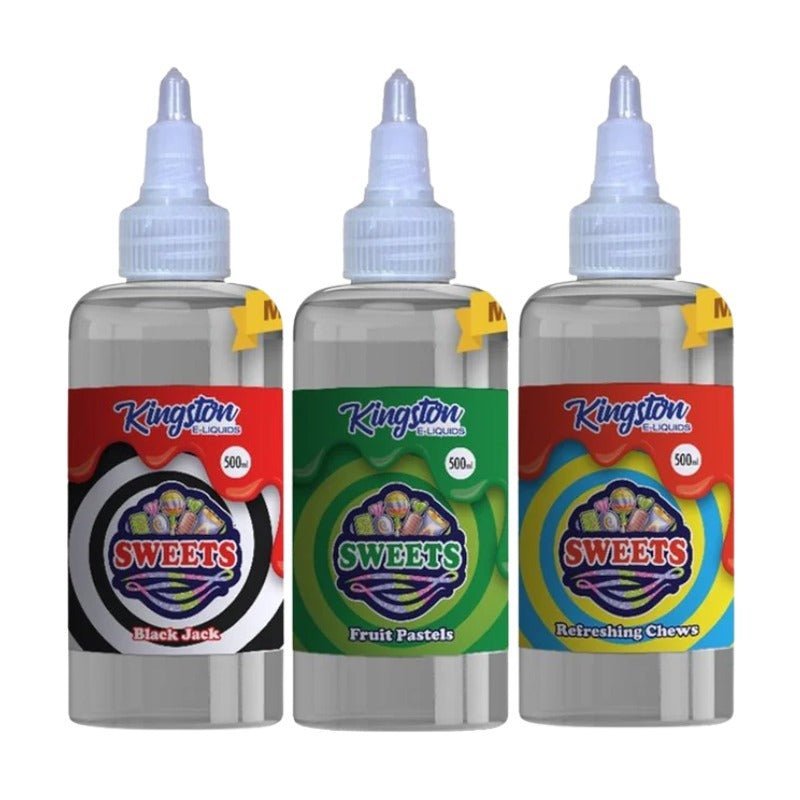 Kingston E - liquids Sweets 500ml Shortfill - Black Jack