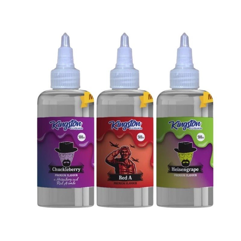 Kingston E - liquids Zingberry Range 500ml Shortfill - Chuckleberry