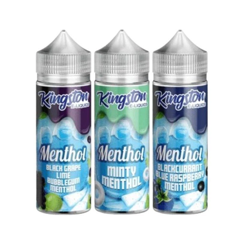Kingston Menthol 100ML Shortfill - Black Grape Lime Bubblegum Menthol