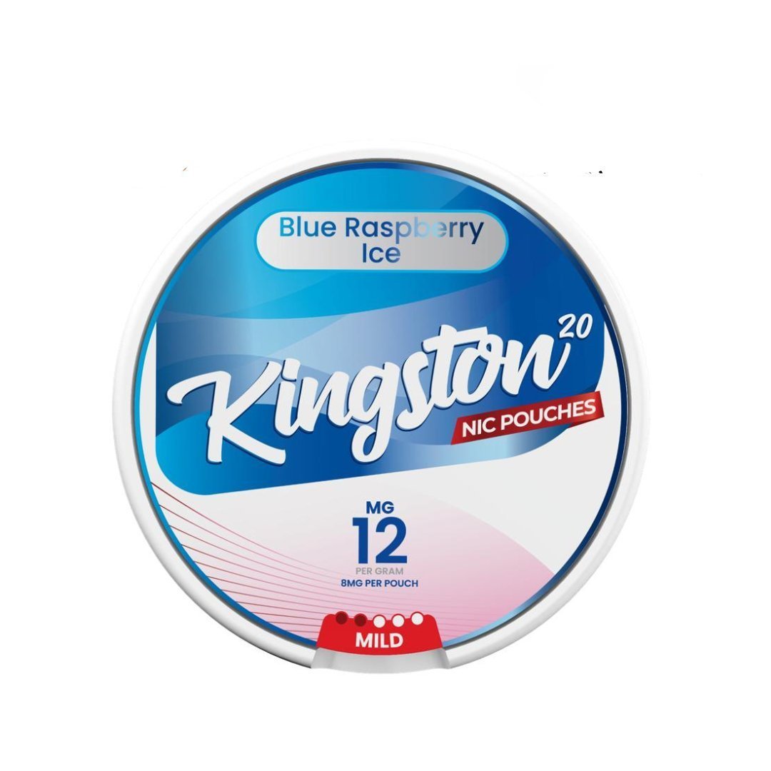 Kingston Nicotine Pouches Pack of 10 - Blue Raspberry Ice