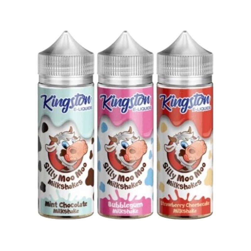 Kingston Silly Moo Moo Milkshakes 100ML Shortfill - Bubblegum