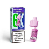 Lost Mary BM6000 Prefilled Pods - Pack of 5 - Blueberry Sour Rsapberry