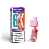 Lost Mary BM6000 Prefilled Pods - Pack of 5 - Raspberry Peach