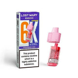 Lost Mary BM6000 Prefilled Pods - Pack of 5 - Strawberry Kiwi