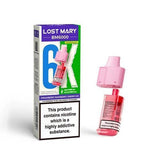 Lost Mary BM6000 Prefilled Pods - Pack of 5 - Strawberry Raspberry Cherry Ice