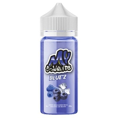My E - Liquids 100ML Shortfill - Blue'z