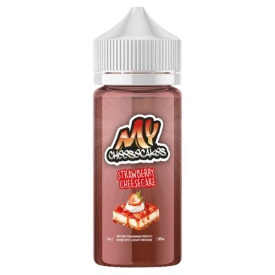 My E - Liquids Cheesecakes 100ML Shortfill - Strawberry Cheesecake