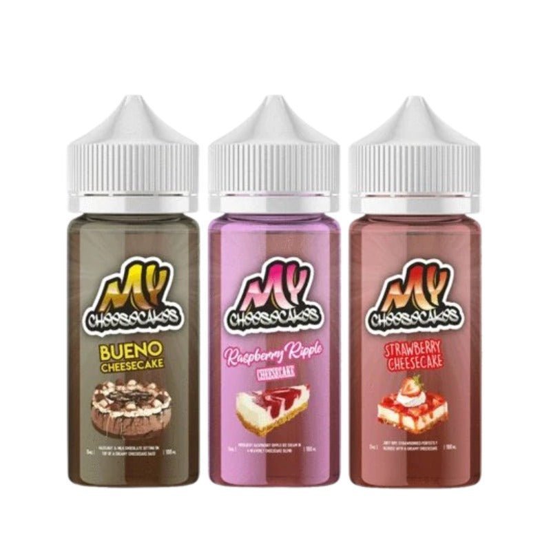 My E - Liquids Cheesecakes 100ML Shortfill - Strawberry Cheesecake
