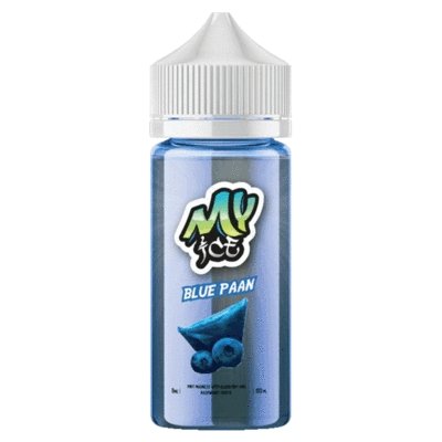 My E - Liquids Ice 100ML Shortfill - Blue Paan