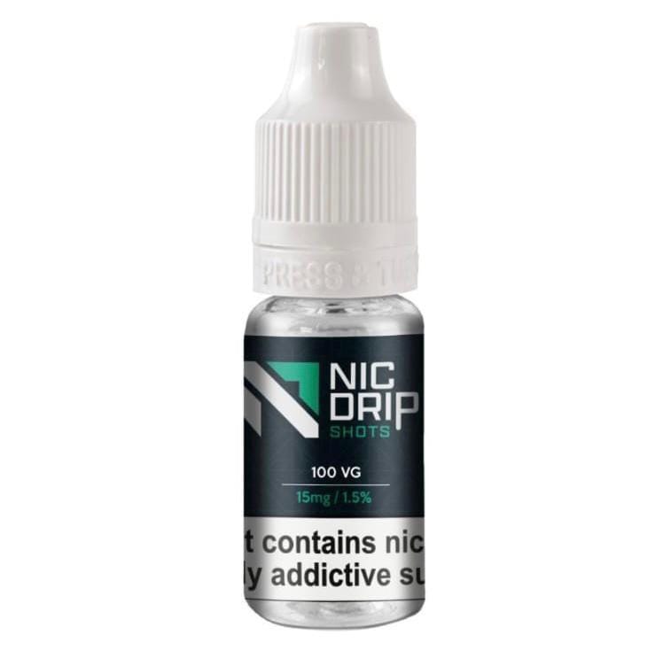 NIC DRIP - 100VG - 15MG - NICOTINE SHOT - 