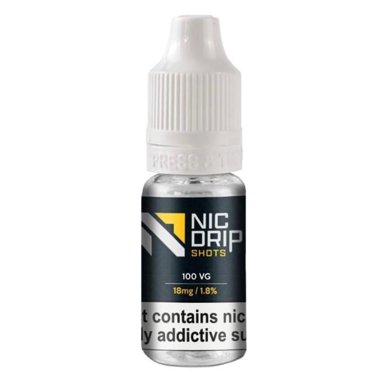 NIC DRIP - 100VG - 18MG - NICOTINE SHOT - 