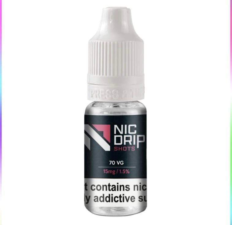 NIC DRIP - 70VG - 15MG - NICOTINE SHOT - 