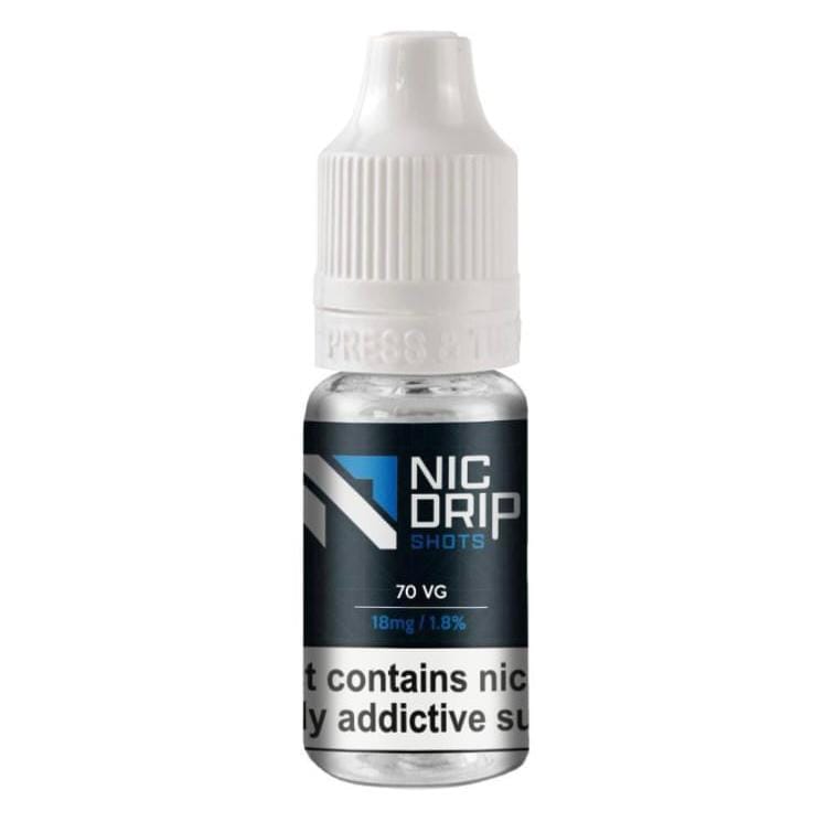 NIC DRIP - 70VG - 18MG - NICOTINE SHOT - 