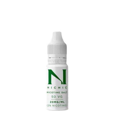 NIC NIC - NICOTINE SALT SHOT 20MG 50VG [BOX OF 120] - 
