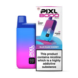 PIXL 8000 Prefilled Pod Vape Kit Box of 5 - Blue Razz Cherry